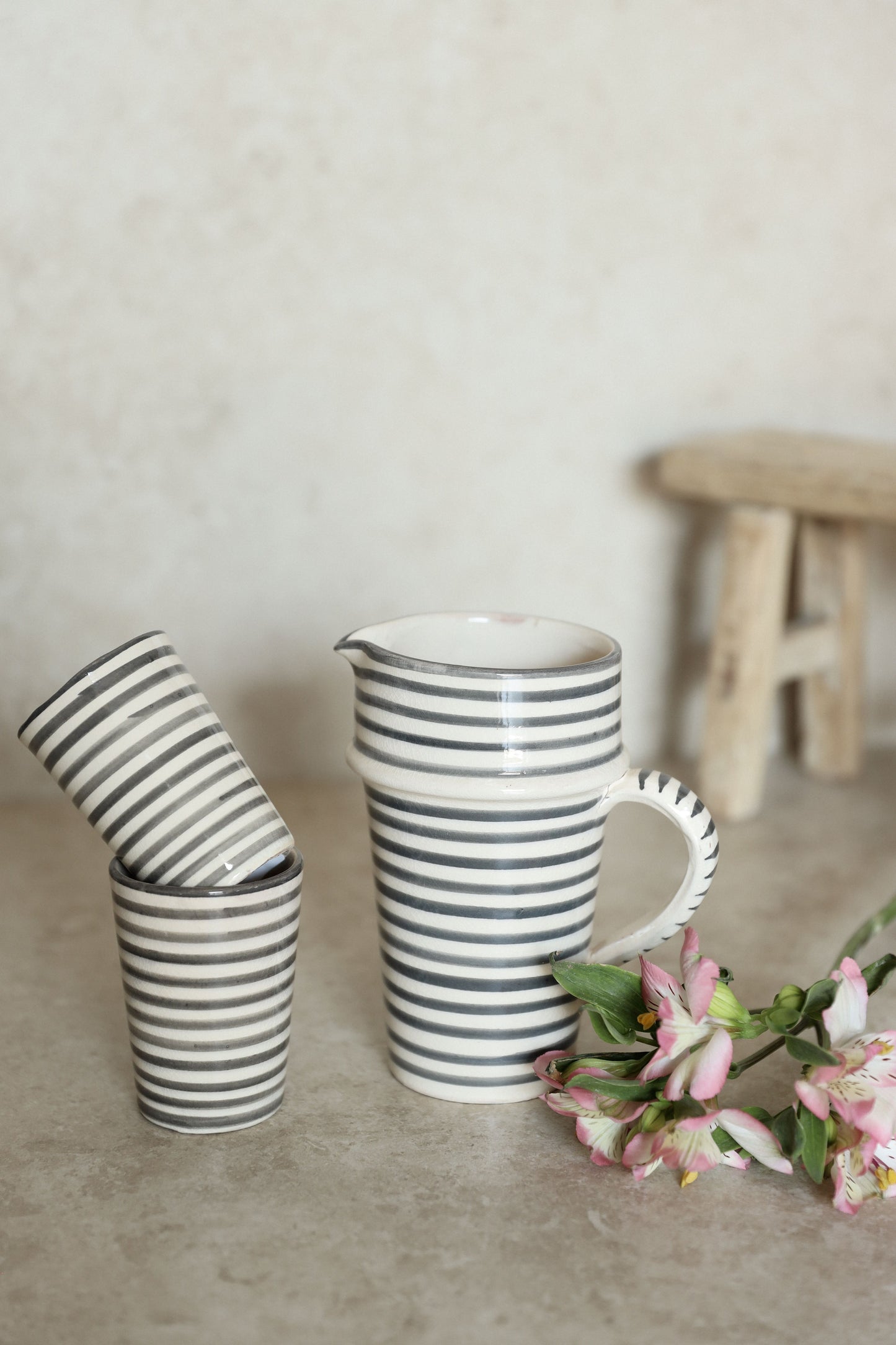 קראף זייתון פסים | אפור