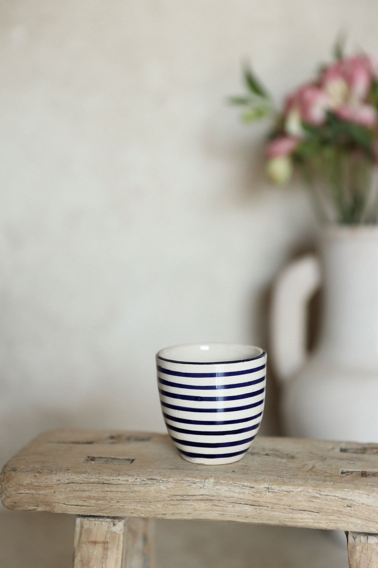 כוס אספרסו פסים | כחול