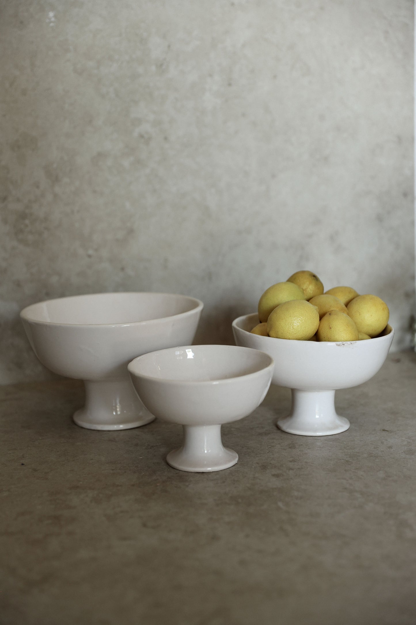 קערה על רגל | White collection