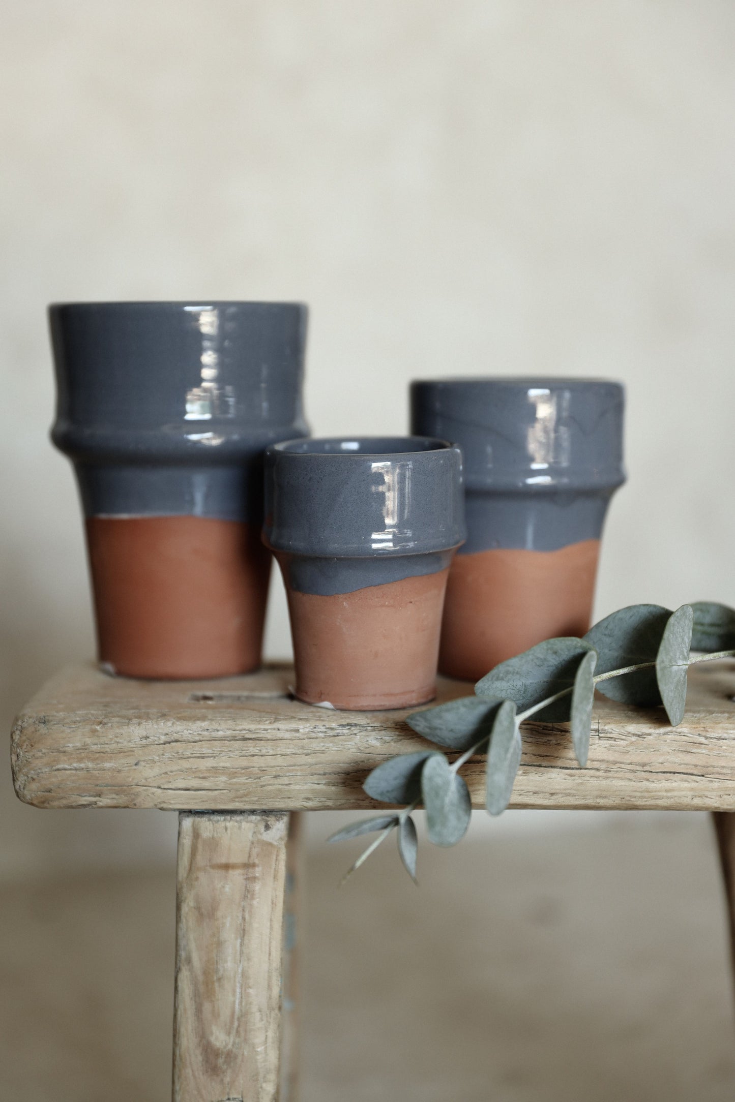 כוס טרקוטה | אפור