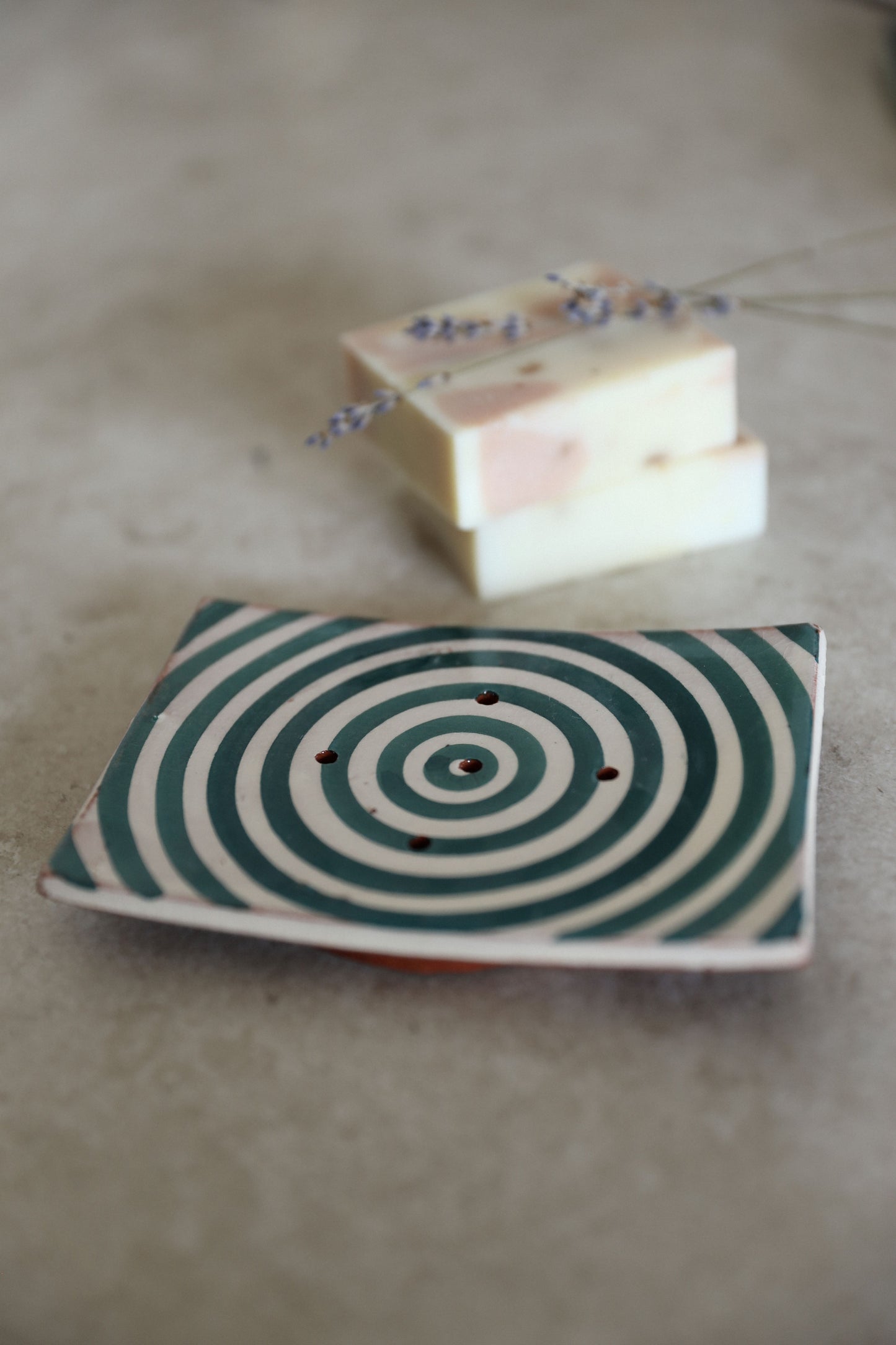 סבוניה פסים | טורקיז