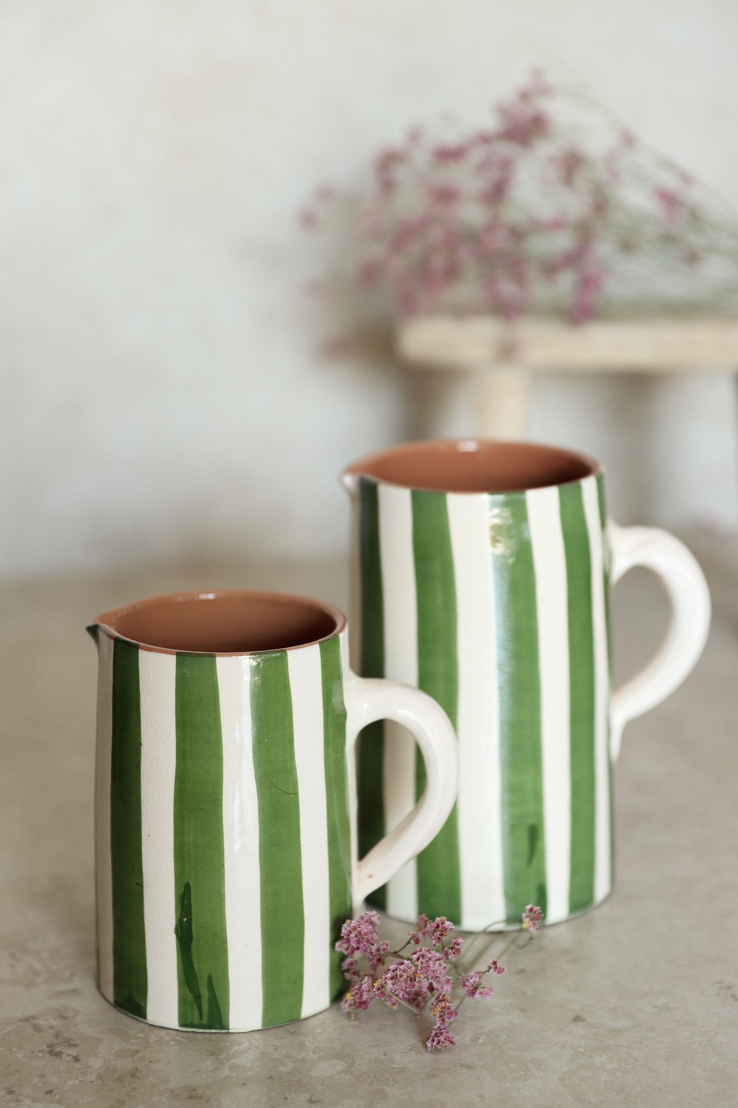 קנקן פסים | ירוק