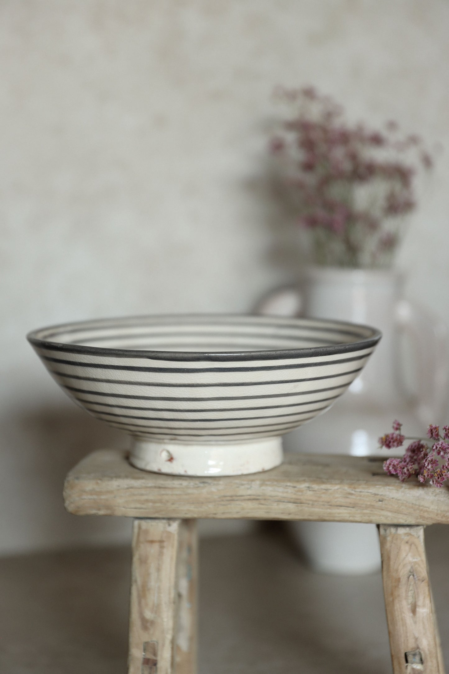 קערה פסים | אפור