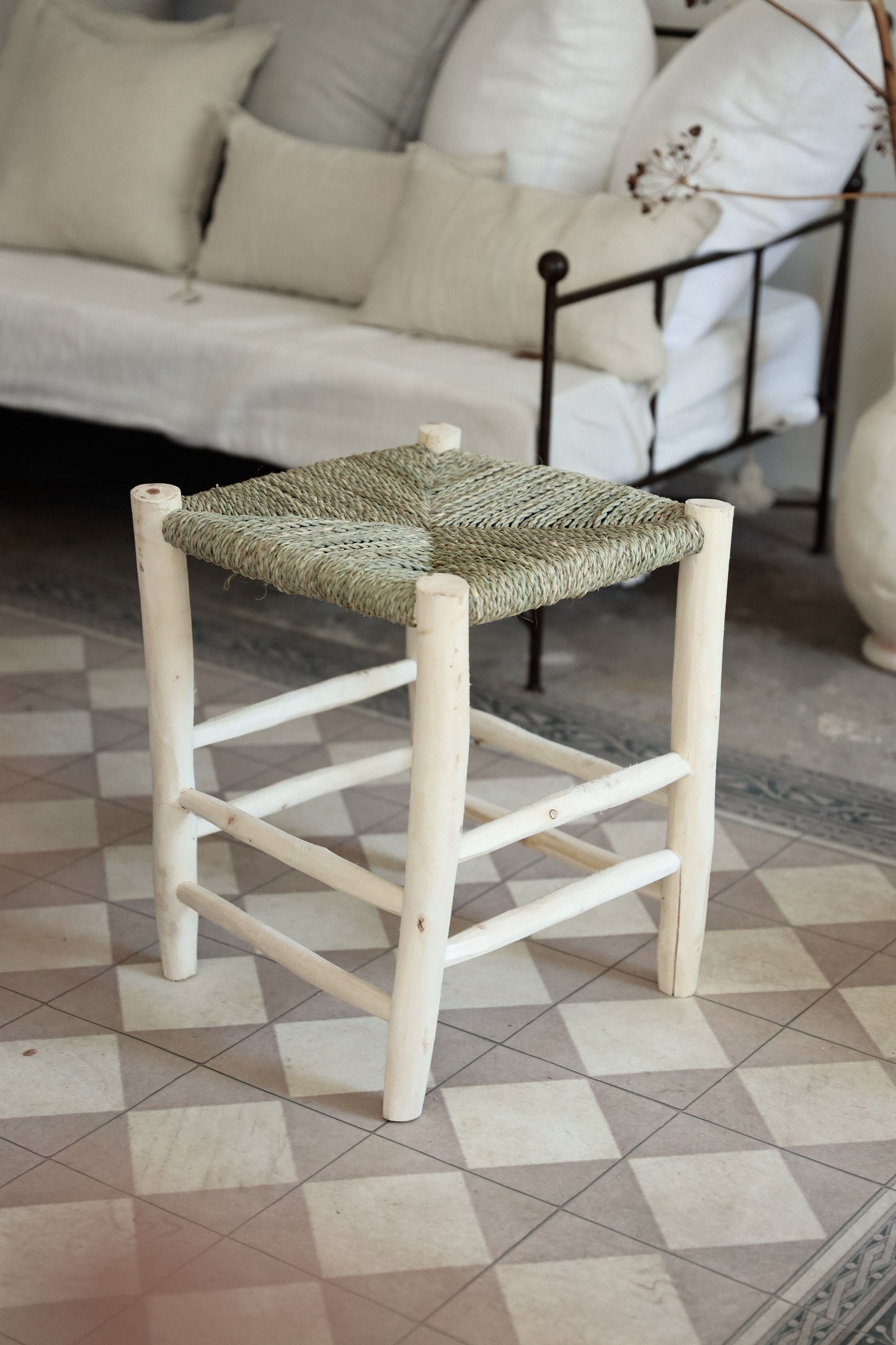 דרגש מעץ וחבל