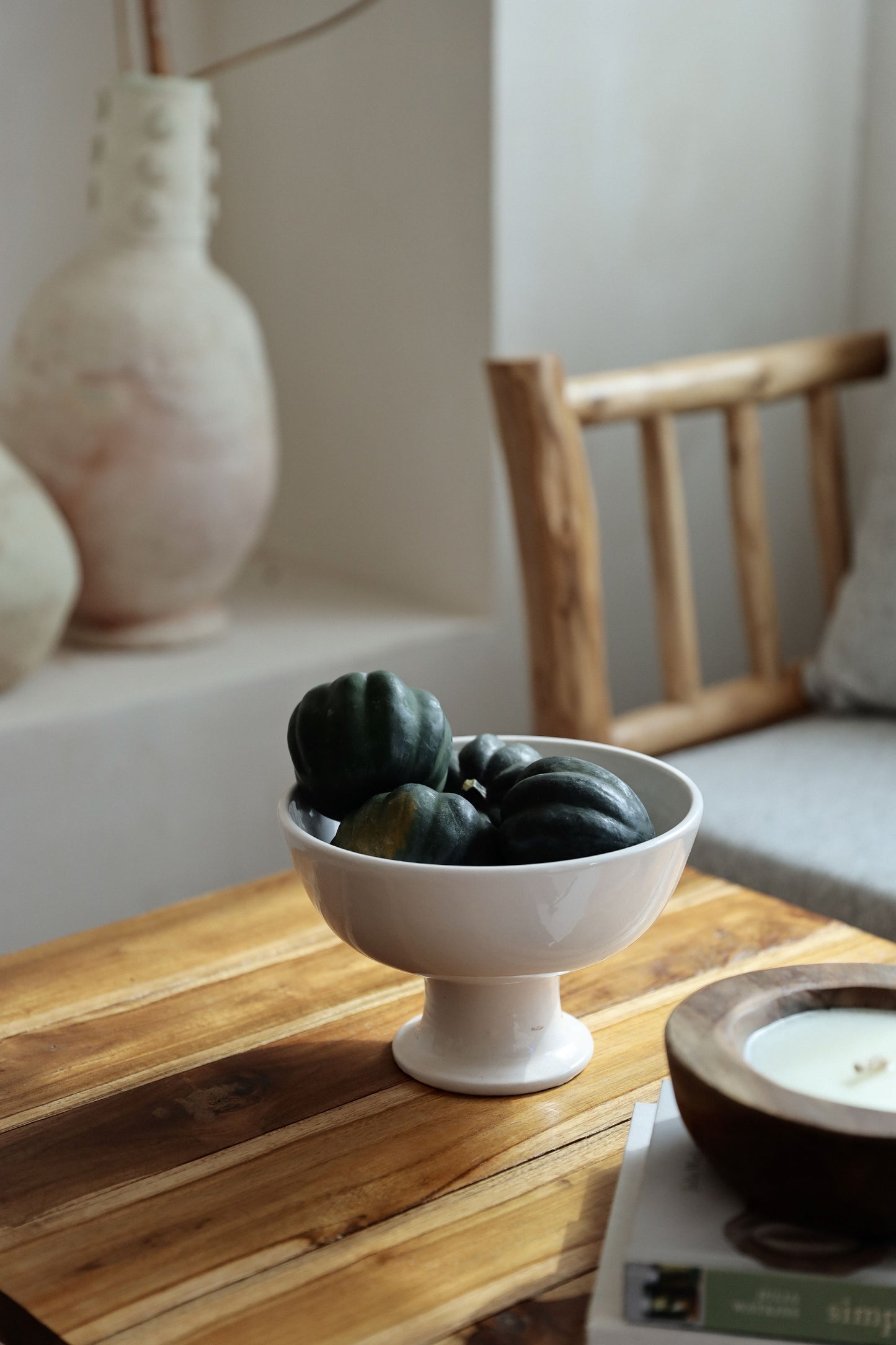 קערה על רגל | White collection