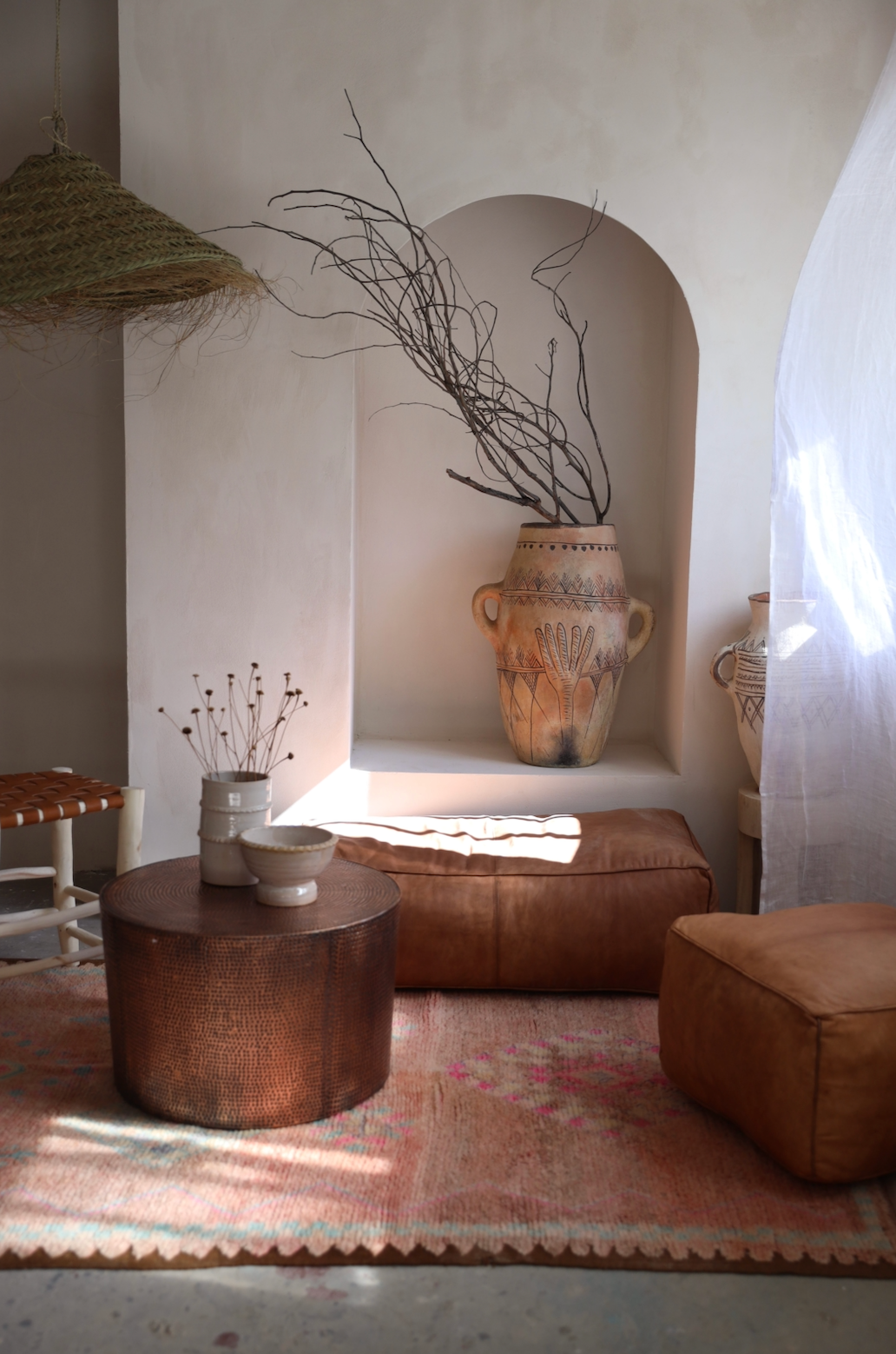 פוף עור מלבני | כאמל