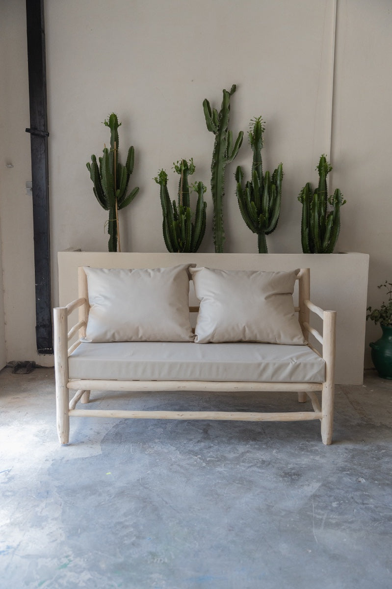 ספה מעץ טבעי