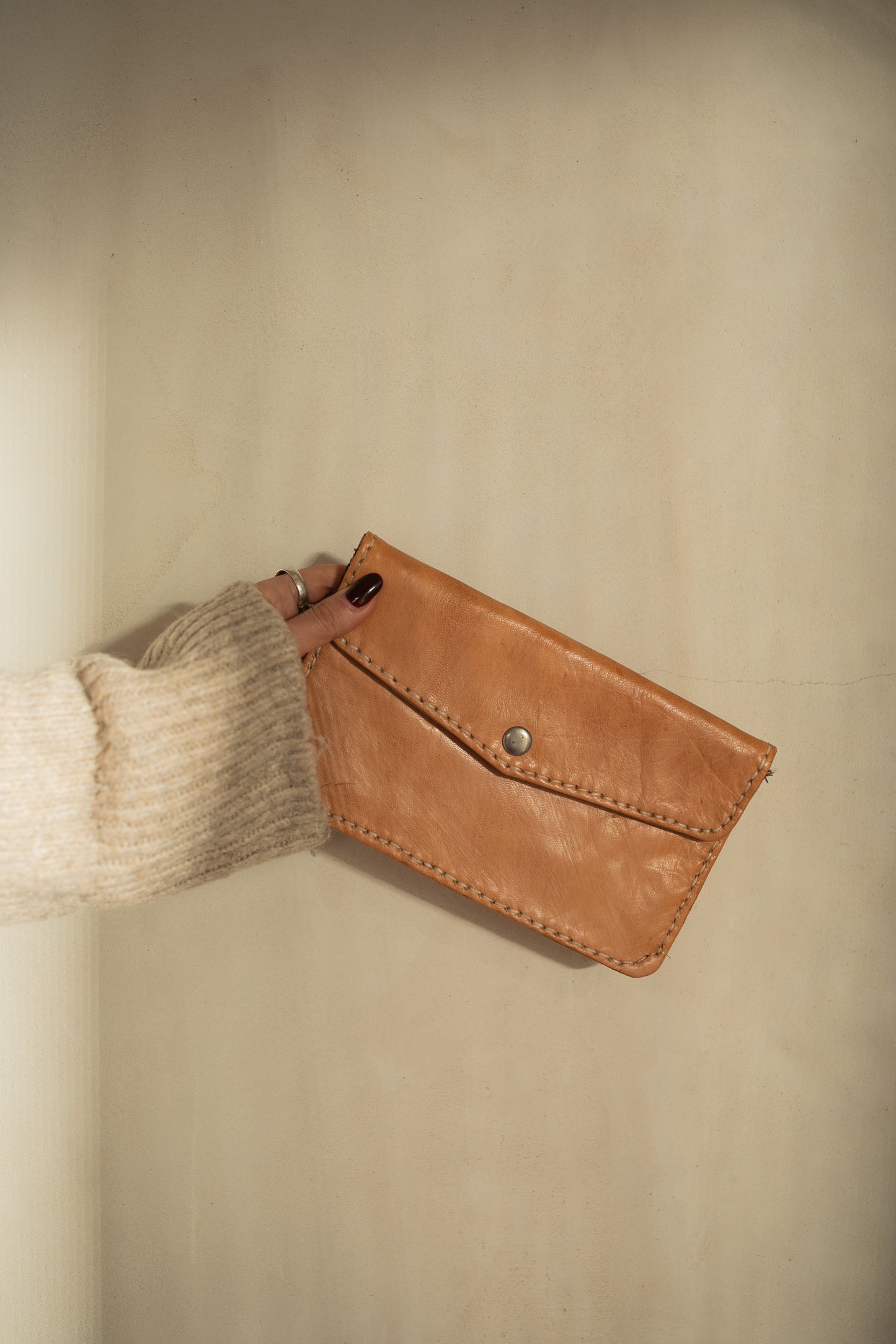 ארנק עור כאמל