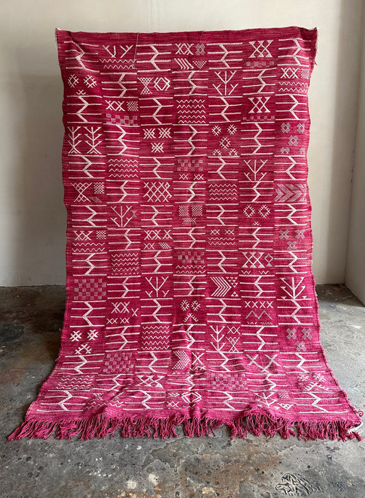 שטיח קילים | גאומטרי ורוד