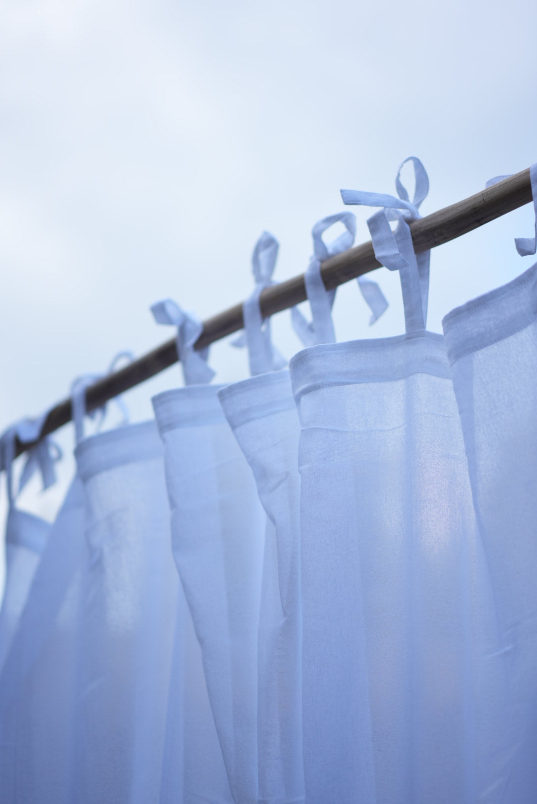 זוג וילונות | לבן