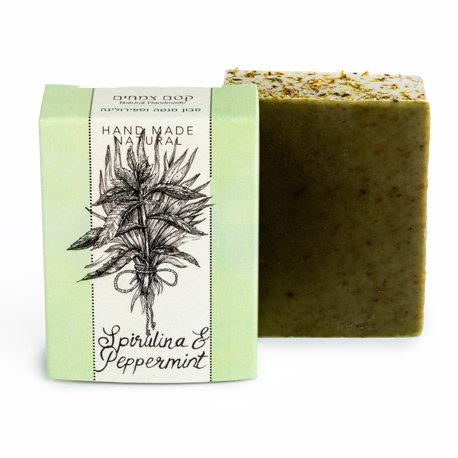 סבון טבעי | מנטה וספירולינה