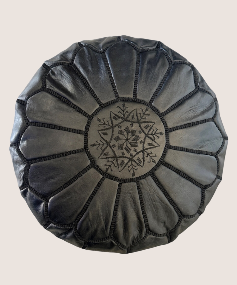 פוף עור | שחור