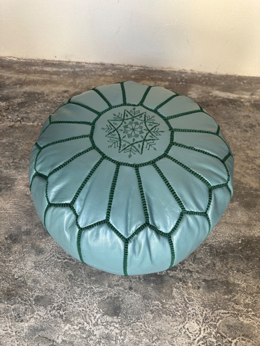 פוף עור | ירוק אפור