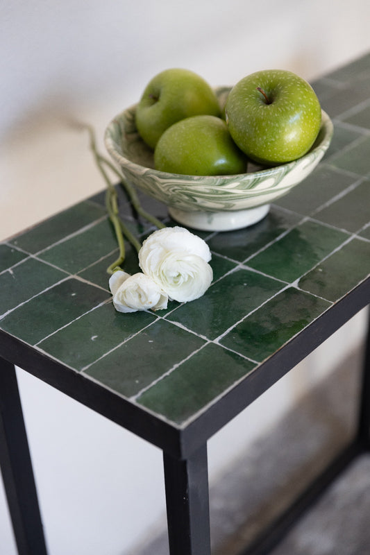 קונסולה מוזאיקה | ירוק