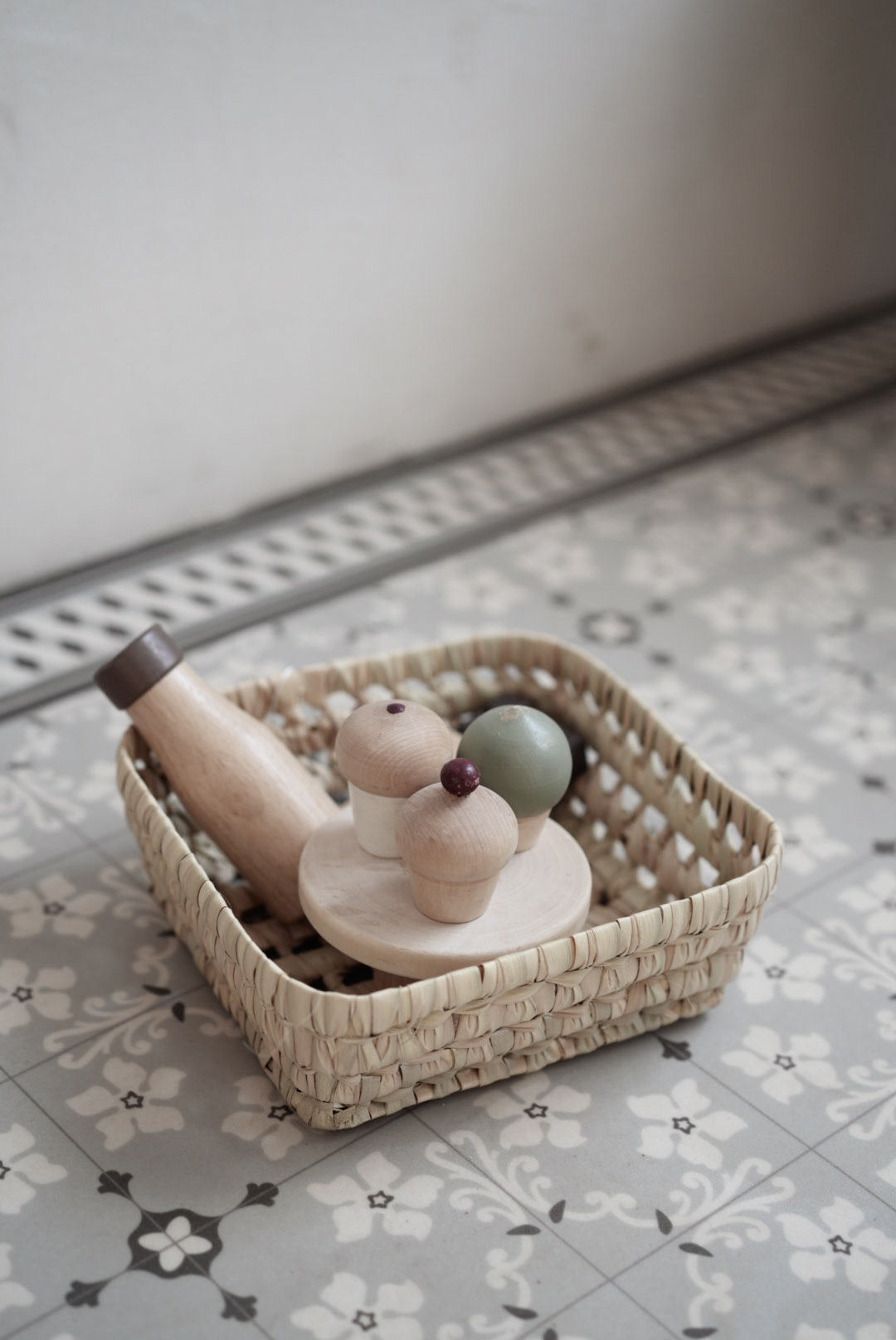 סלסלת קש | מרובעת