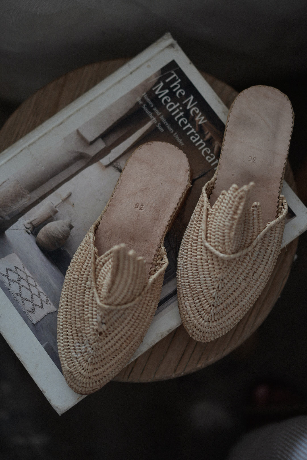 כפכף רפיה | טבעי