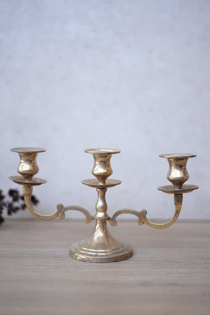 פמוט וינטאג' נמוך | 3 כנים