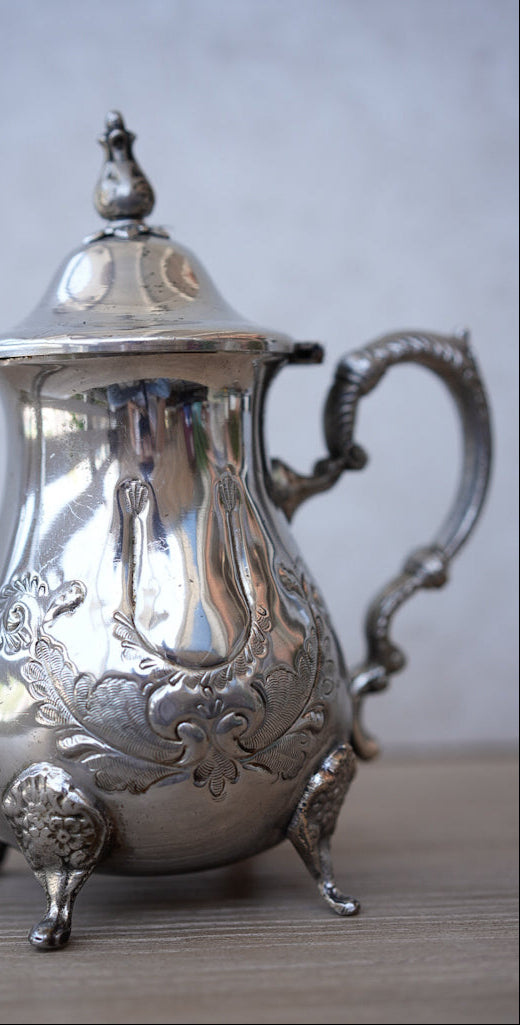 קומקום תה מסורתי | כסוף