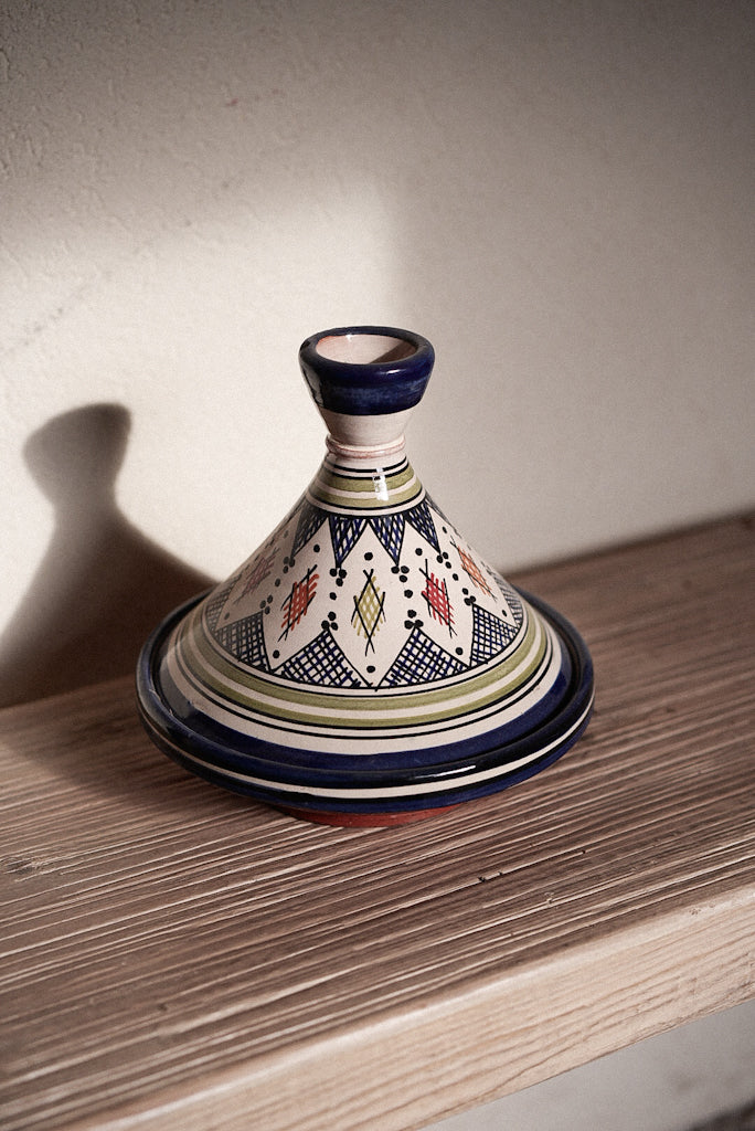 טאג'ין מצויר | כחול