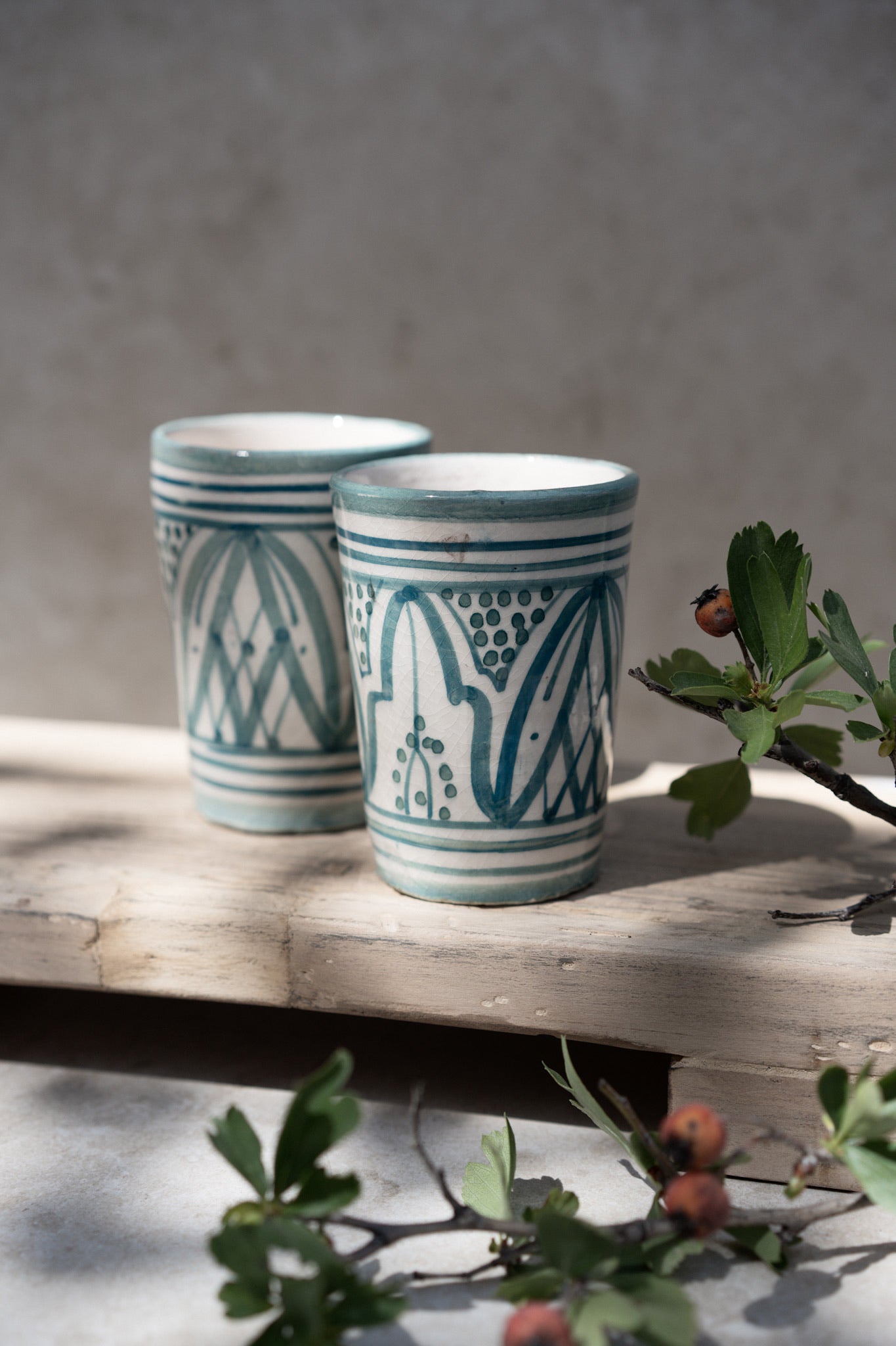 כוס פרח | טורקיז