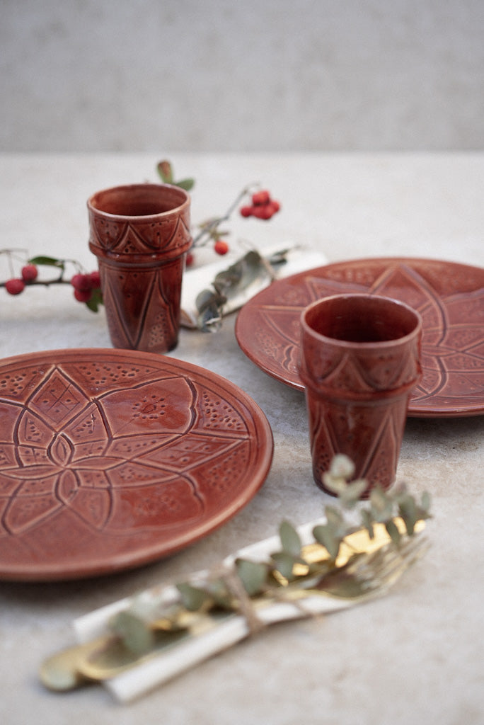 כוס חרוטה | בורדו