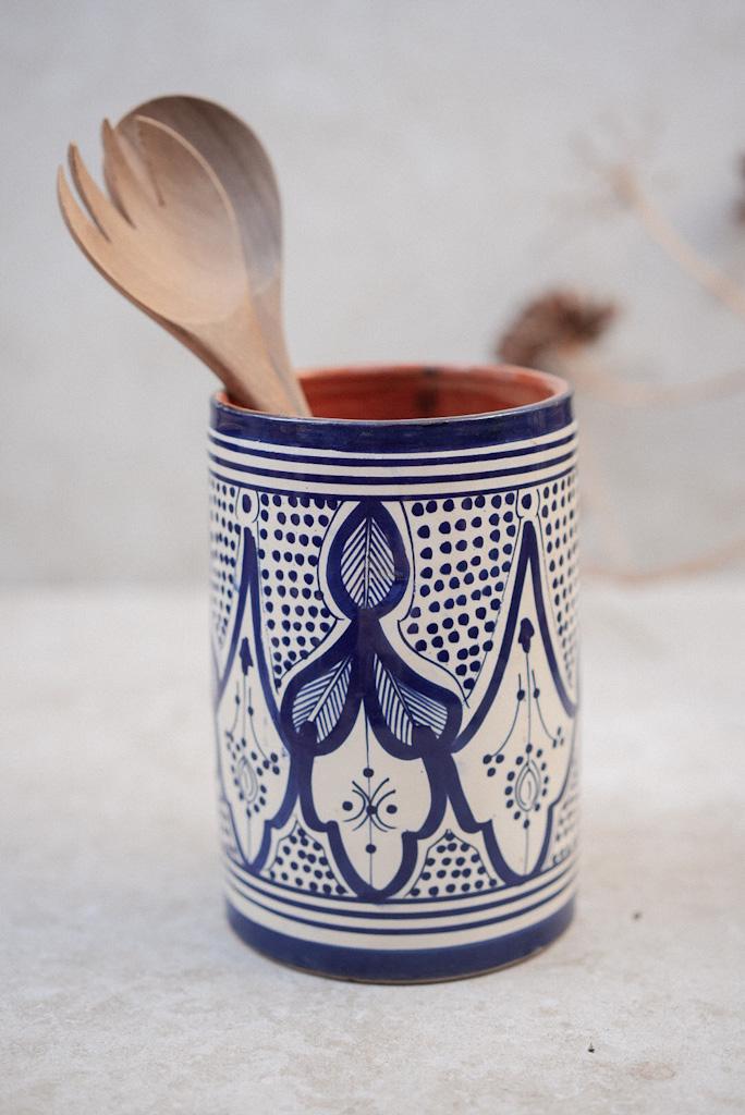 כלי לששת פרח | כחול