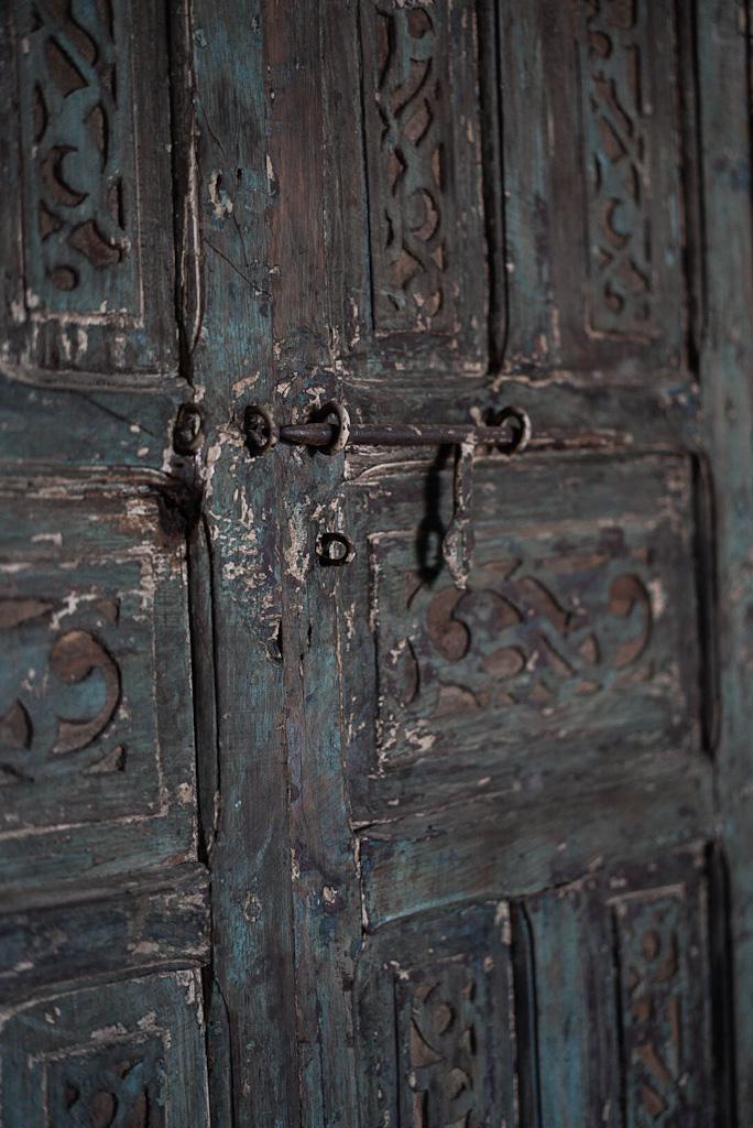 דלת עץ מרוקאית | וינטאג'