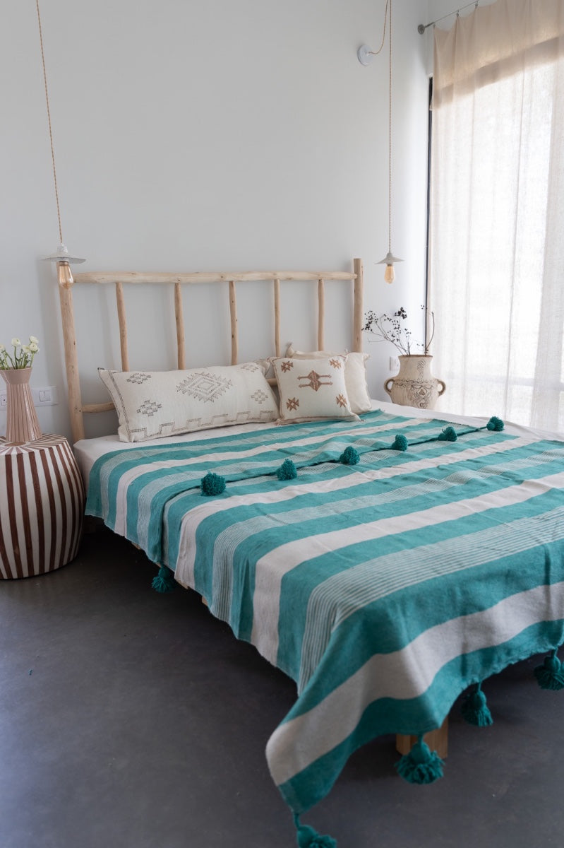 ראש מיטה מעץ טבעי