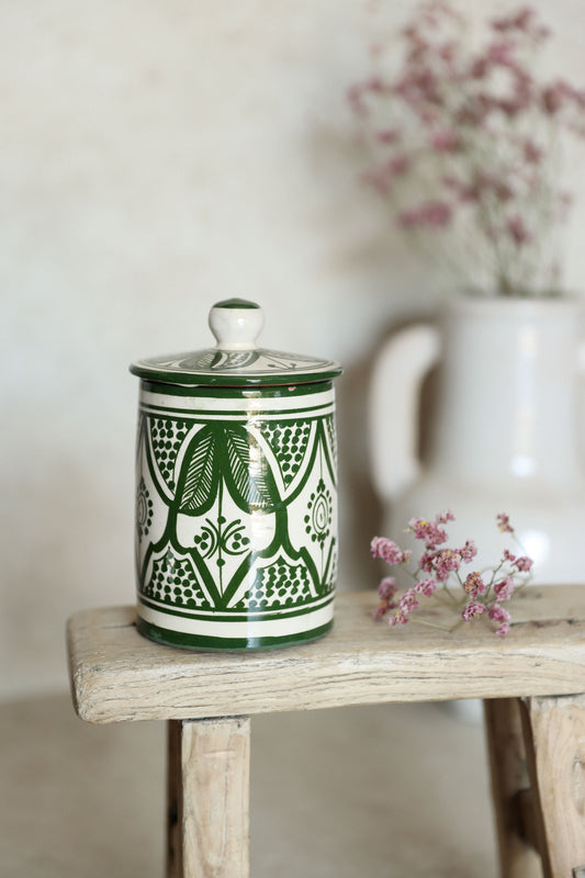 קופסת סוכר פרח | ירוק