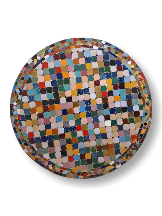 שולחן מוזאיקה | צבעוני קלאסי