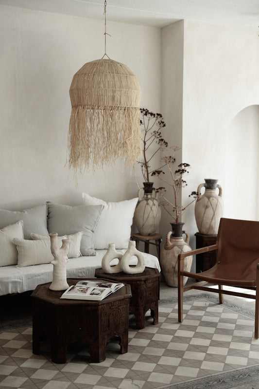 אהיל כיפה חוטי רפיה