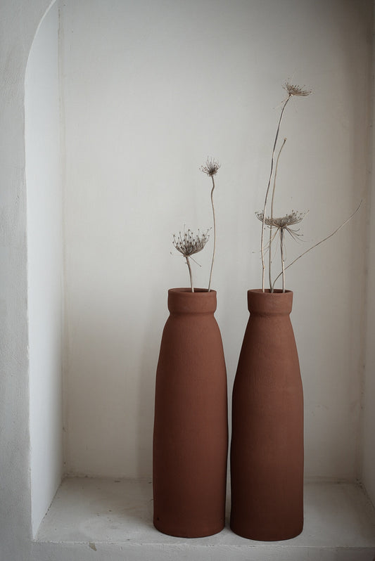 כד חרס בקבוק | חום