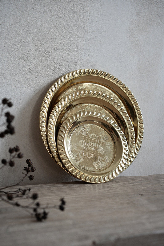 מגש מעוטר | נחושת