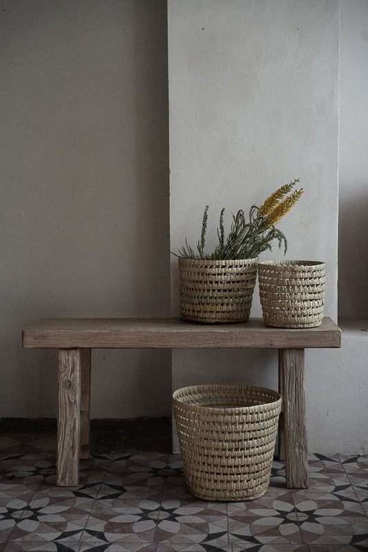 ספסל עץ בוקיצה