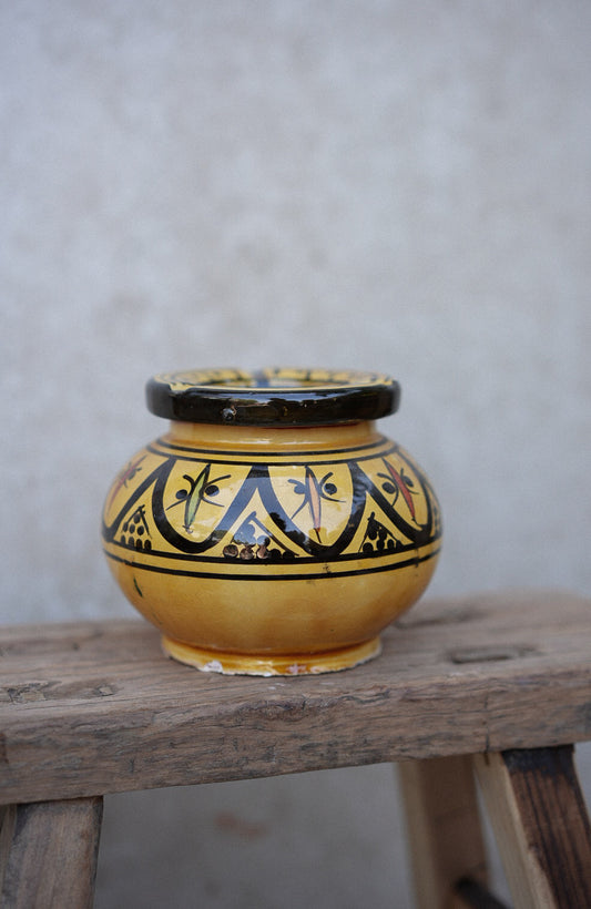 מאפרה מצוירת L | צהוב