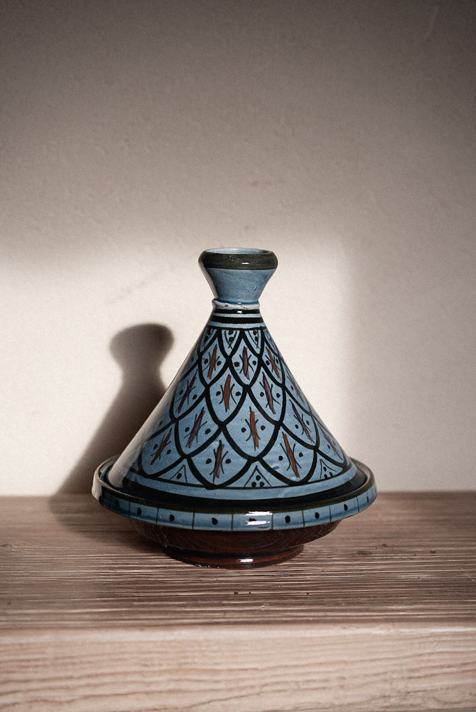 טאג'ין מצויר | טורקיז מלא קשקשים