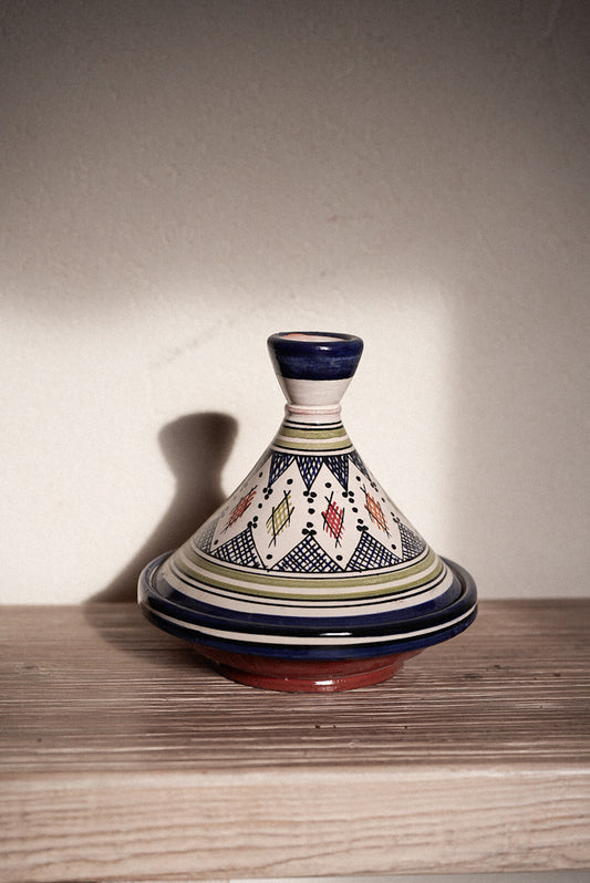 טאג'ין מצויר | כחול