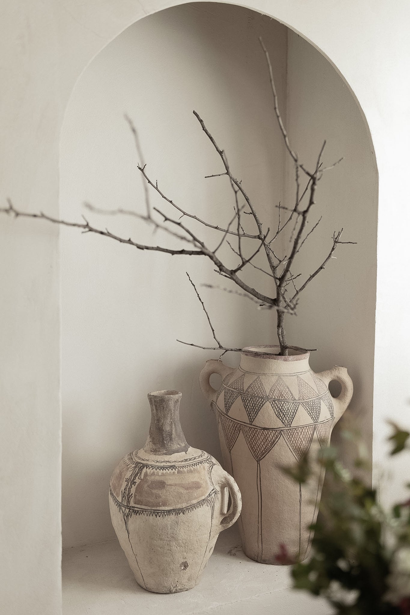 כד חרס ברברי | מעוטר