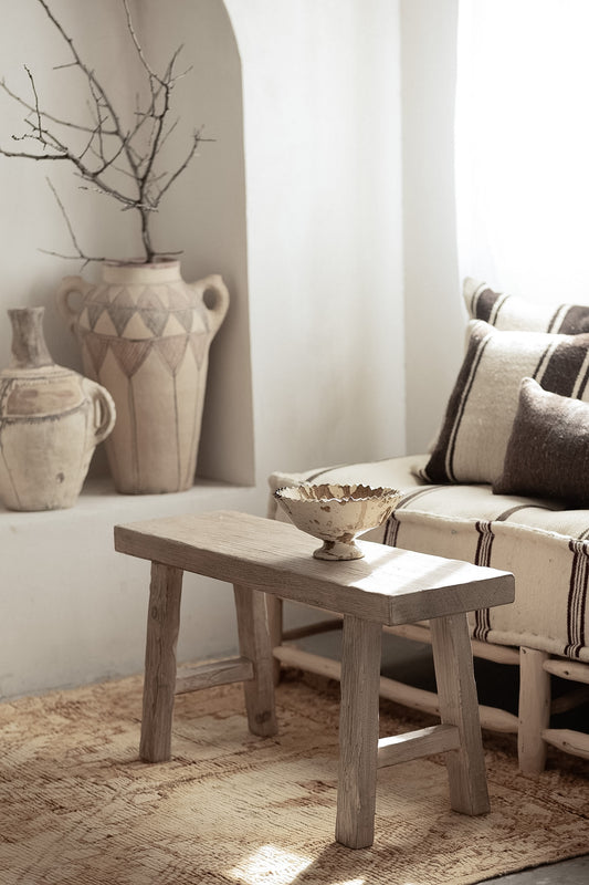 ספסל עץ בוקיצה