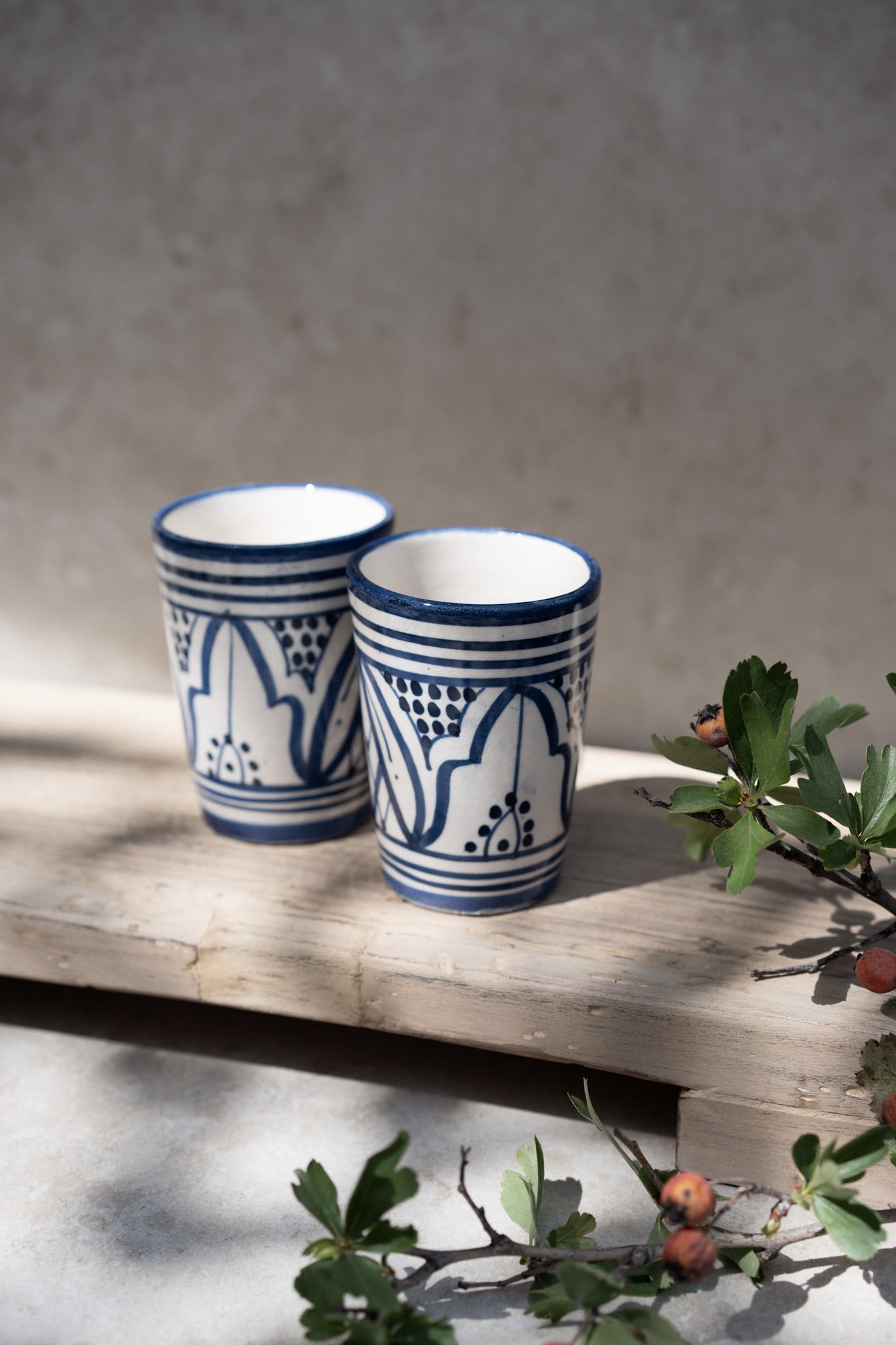 כוס פרח | כחול