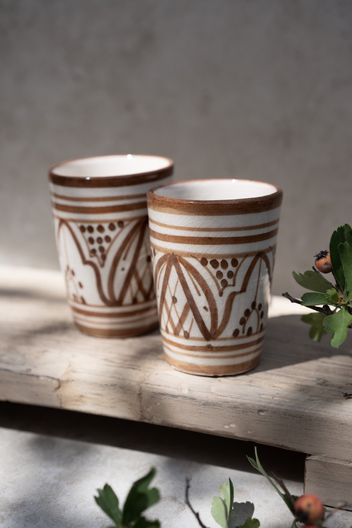 כוס פרח | חום