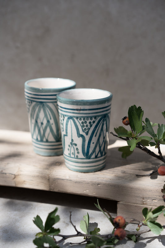 כוס פרח | טורקיז