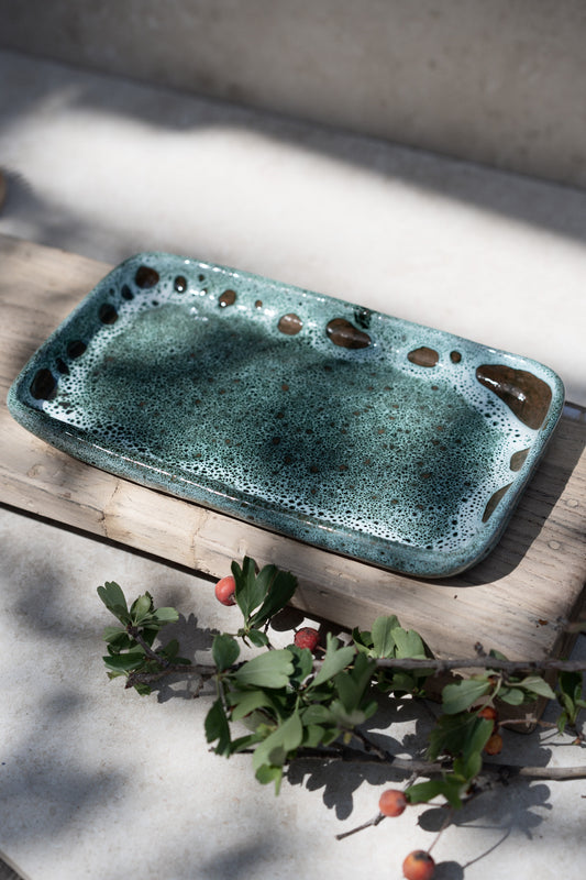 צלחת מלבנית - פרא