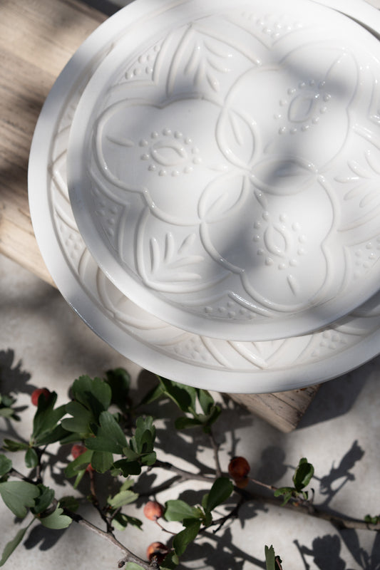 צלחת חרוטה | בלנקה