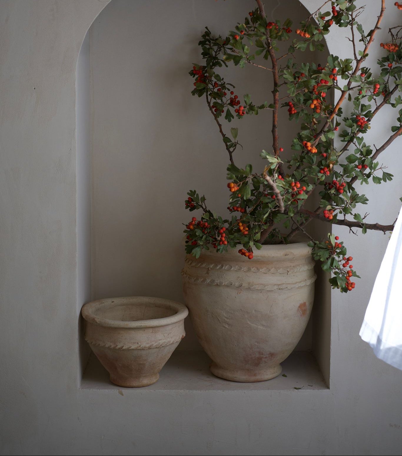 כד חרס פתוח | חבלים