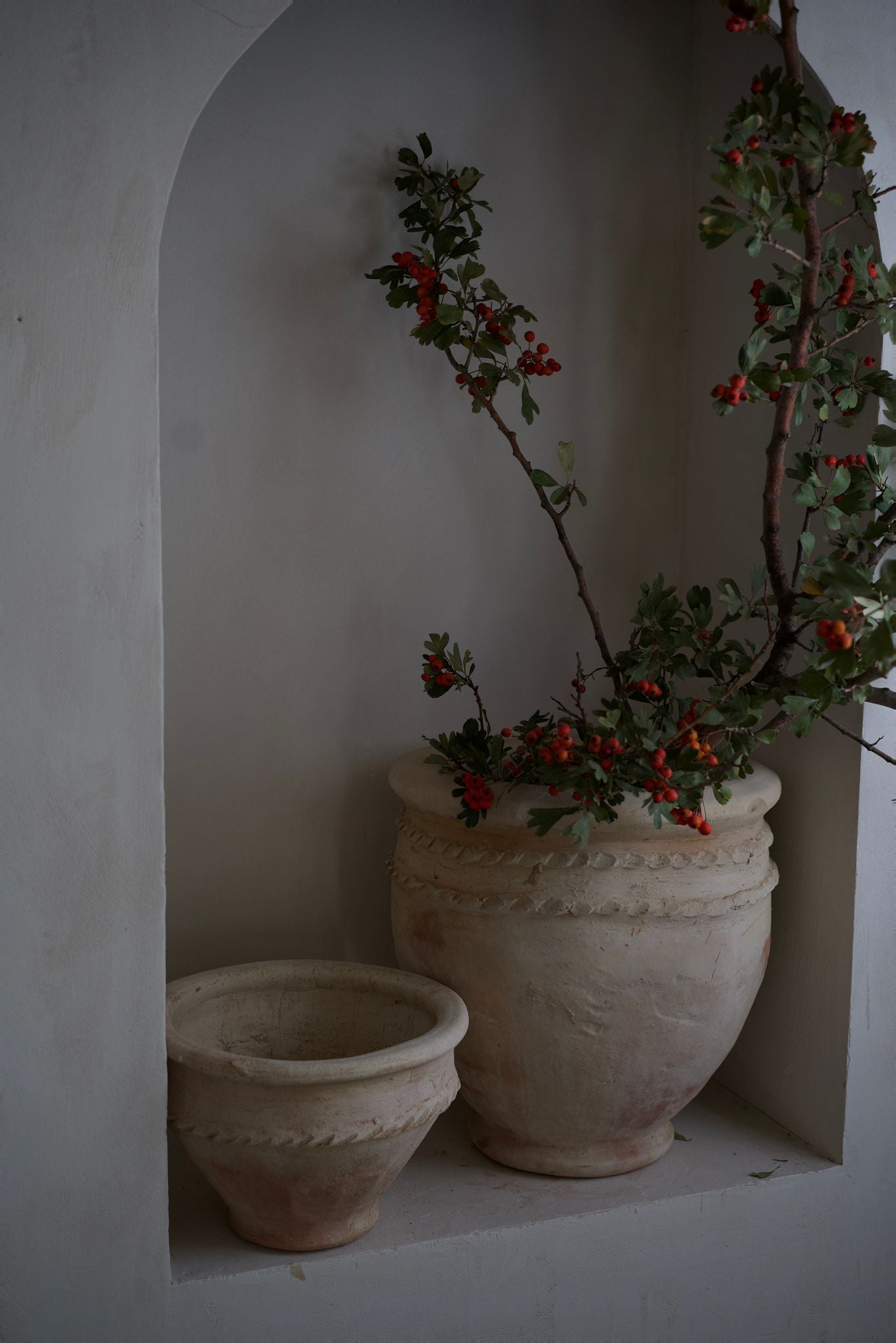 כד חרס פתוח | חבלים