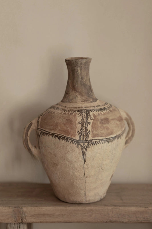 כד חרס ברברי | מעוטר