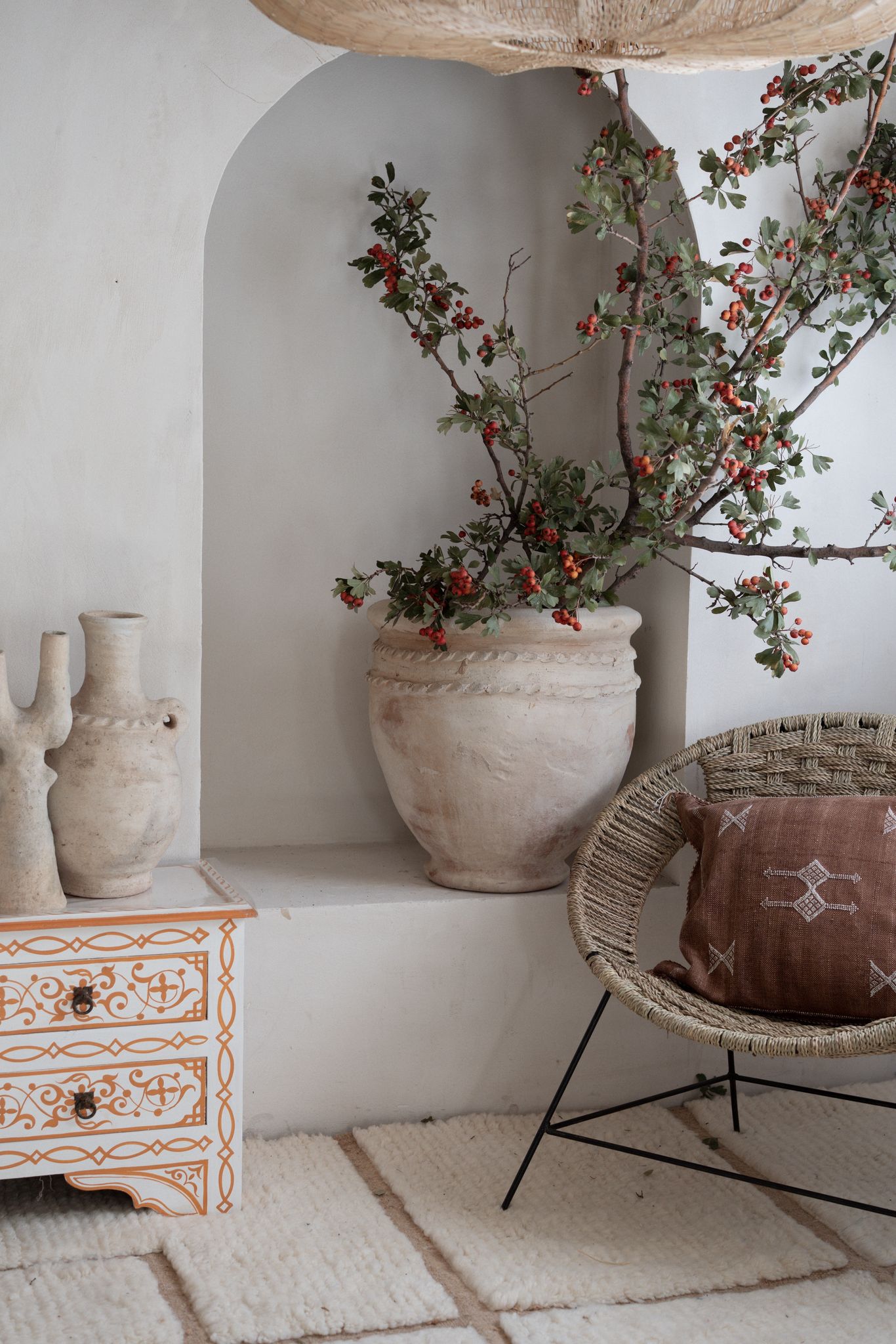 כד חרס פתוח | חבלים