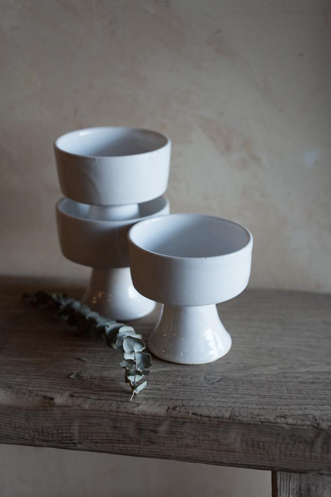 קערת גביע | לבנה