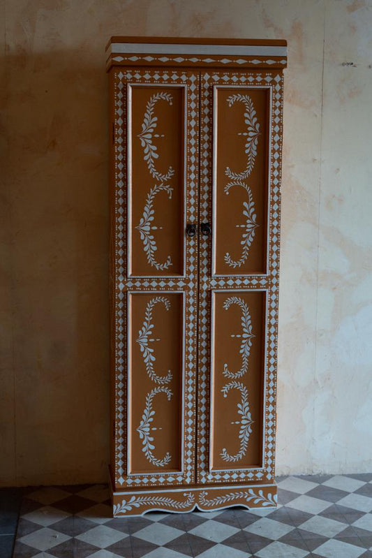 ארון מצויר | כתום לבן